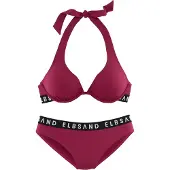 Elbsand Bikini ljusgrå / bär / svart