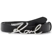 Karl Lagerfeld Bälte svart / silver