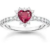 Thomas Sabo silverring hjärta TR2484-013-10-56