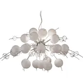 Näve Hänglampa Explosion, dimbar, Vitt / opal, Vardagsrum / matsal, Glas, Modern, Pendellampa