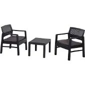 Progarden Kraka 6430 trädgårdsmöbelset plast/polyester antracit