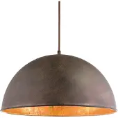 Globo Hänglampa Xirena I, dimbar, Brun / rost, Vardagsrum / matsal, Metall, Modern, Pendellampa