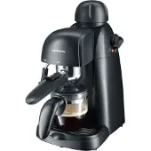 Severin KA 5978 - Kaffemaskin med mjölkskummare - 3.5 bar - 4 koppar - svart