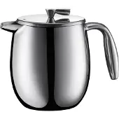 Bodum Columbia Kaffebryggare Dubbelvägg Matt 4 Koppar - Kaffepressar Rostfritt Stål