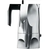Alessi MT18/3 espressomaskin Ossidiana i rostfritt stål och aluminium