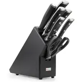 Wüsthof Classic Ikon Knivblock 7 Delar - Knivlister & Knivblock Ask Svart