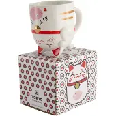 Tokyo Design Studio Kawaii Lucky Cat Mug 350ml Pink