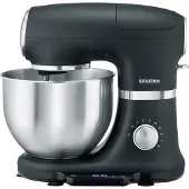 Severin KM 3898, 5,5 l, Svart, Silver, Rostfritt stål, 1000 W, 380 mm, 235 mm