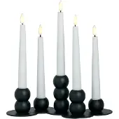 Fyrklövern Watt & Veke LYKKE ljusstake 28 cm, Black