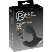 Rebel RC - uppladdningsbar fjärrstyrd uppblåsbar analvibrator - svart