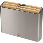 Joseph Joseph Folio Skärbrädor Med Hållare 3-pack - Skärbrädor Bambu Rostfritt Stål