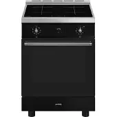 Smeg C6ipblt2 Induction 60 Cm Glaskeramikhäll Med Ugn 4 Brännare