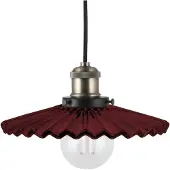 Globen Lighting Taklampa , COBBLER, dimbara, Röd, Matsal, Glas, Vintage / retro