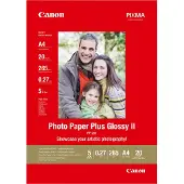 Canon A4 265g PP-201 fotopapper | Plus Glossy II | 20 ark