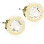 Blomdahl Golden Titanium Grand Bezel 8 mm Crystal