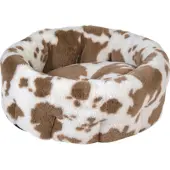Animal Boulevard Cow Plush hög korg vit/mocka