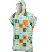 After Essentials - Snowleader - Poncho Square Snowleader för Unisex - Beige,Blå,Orange,Grön
