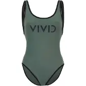 Vivid Baddräkt grön / svart