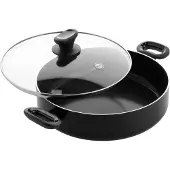 Greenpan Torino Traktörpanna Med Två Handtag 28 Cm - Traktörpannor & Sauteuser Glas Svart