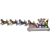 Konstsmide Snögubbar med hundar LED 2xAAA