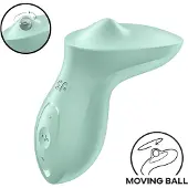 Satisfyer Exciterrr - klitorisstimulator med roterande pärlor - grön