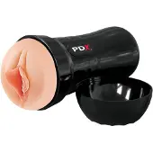PDX - Wet Pussies Super Luscious Lips - realistisk konstgjord vagina (hudfärgad)