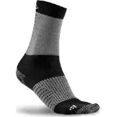 Craft XC Training Sock Black/Dark Grey Melange