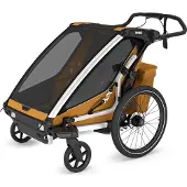 Thule - Sportbarnvagnar - Chariot Sport 2 Double Natural Gold för Unisex - Gul