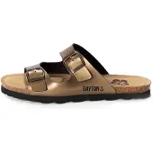 Bayton Pantolette 'Astrakan' brons