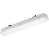 Sylvania LED-våtrumslampa Resisto 600, IP66, 840 11-19W, Aluminium / grå / zink, Syntetmaterial