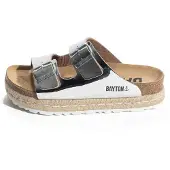 Bayton Pantolette 'Alcee' silver
