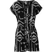 KOROSHI Jumpsuit svart / vit