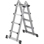 MUNK Günzburger Steigtechnik 32122 Aluminium Teleskopstege Arbetshöjd (max.): 5.3 m