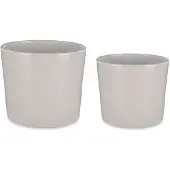 Usorteret Ibergarden keramikkrukor MINIMAL, 2 st Ø 22 och Ø 27 cm
