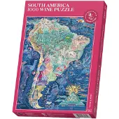 Adlibris Vinpussel - South America 1000 bitar, Water & Wines