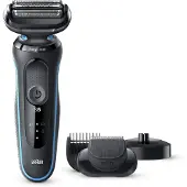 Braun Series 5 50-M4500cs, Folierakapparat, Svart, Blå, Rostfritt stål, Knappar, LED, Batteri