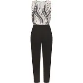 LASCANA Jumpsuit beige / kräm / grafit / svart