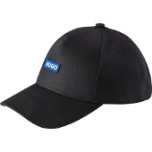 HUGO Cotton-twill cap with logo patch