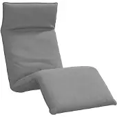 vidaXL Fällbar chaise longue grå 175x54x8,5 cm oxfordtyg 4019747