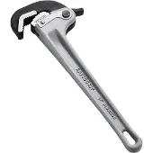 Vevor Rörtång, 14" Rak Rörtång i Aluminium, Automatisk Käftjustering, Justerbar VVS-nyckel, Lätt att bära, Ergonomiskt Handtag, Upphängbar Design, För Vattenrör, Bilreparationer