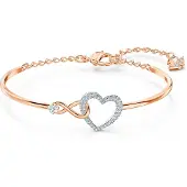 Swarovski Armband 'Hyperbola' roséguld / silver