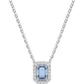 Swarovski Halsband 'Una' blå / silver / transparent