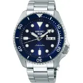 Seiko Klocka - - 5 Sport - Automatisk - Rostfritt stål - Blå urtavla