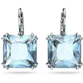 Swarovski Millenia Fyrkantigt Slipade Rhodiumpläterade Örhängen Damörhängen 5619472 Box+Shopping Bag (Random Color)