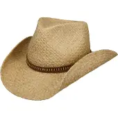Stetson Fair Oaks Western Straw Hat Natur