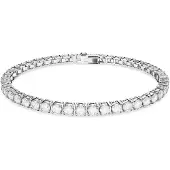 Swarovski Matrix Tennis Rundslipad Armband Damarmband Silver 5648936 Box (Random Color),S white