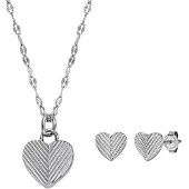 Fossil Harlow hjärtsmyckeset JF04669SET