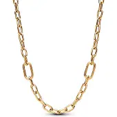 Pandora ME Small-Link Chain halsband 14k Gold-plated 369685C00-50