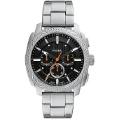 Fossil Analog klocka 'Machine' svart / silver