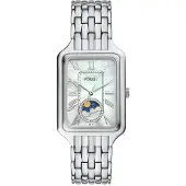 Fossil Analog klocka 'Raquel' silver / off-white
